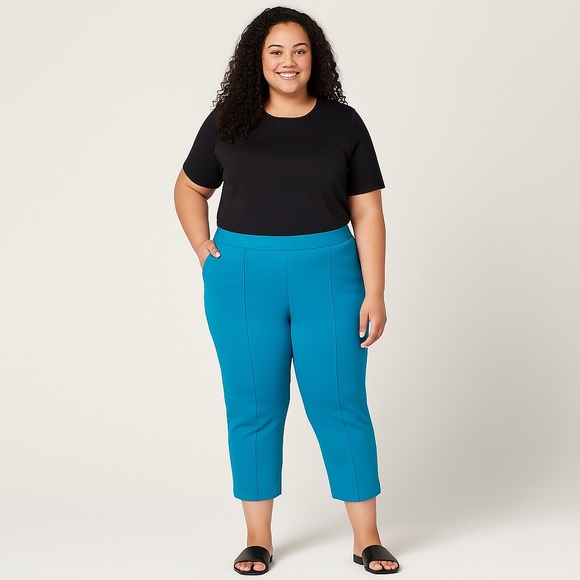 Isaac Mizrahi Live! Pants - Isaac Mizrahi Live! 24/7 Stretch‎ Pin Tuck Pants